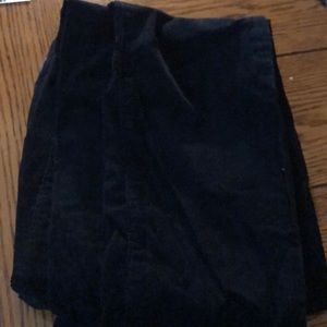 Loft size 10 P black corduroy pants